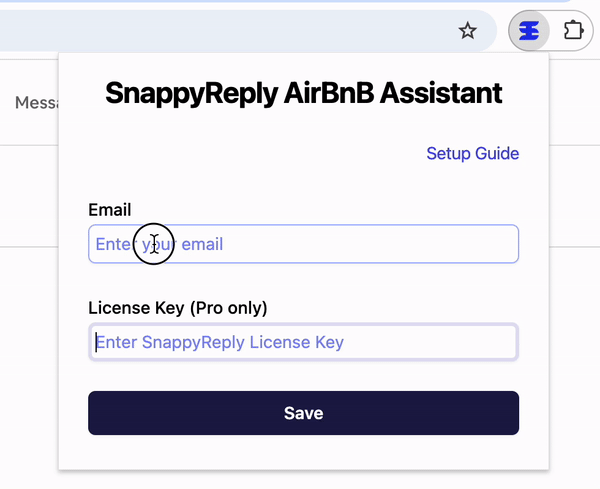 SnappyReply License Form